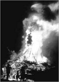 Funkenfeuer im Allgäu